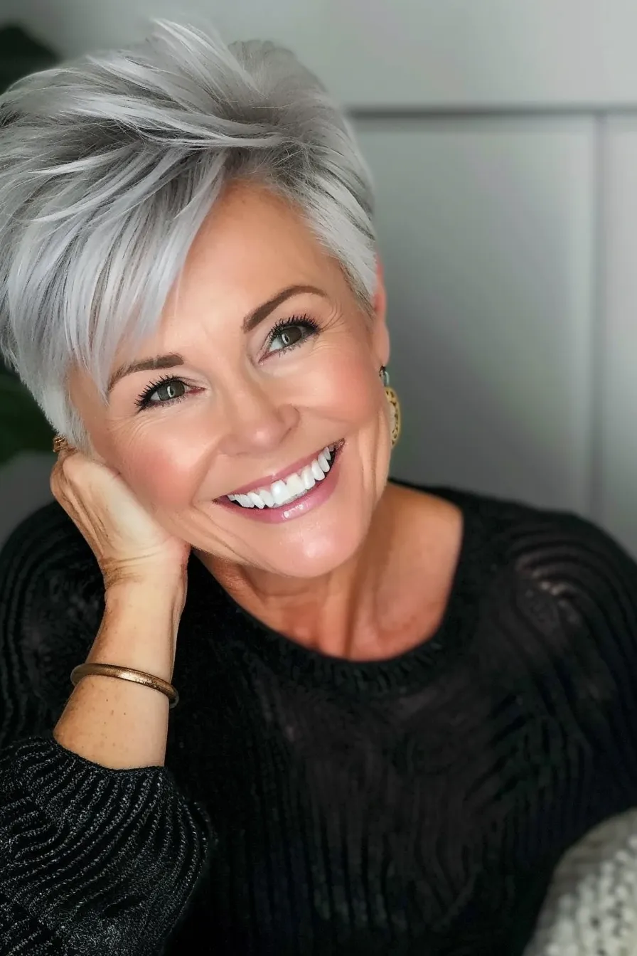 Zeitlose Kurzhaarfrisuren für graues Haar – Natürlich schön in jedem Lebensabschnitt
