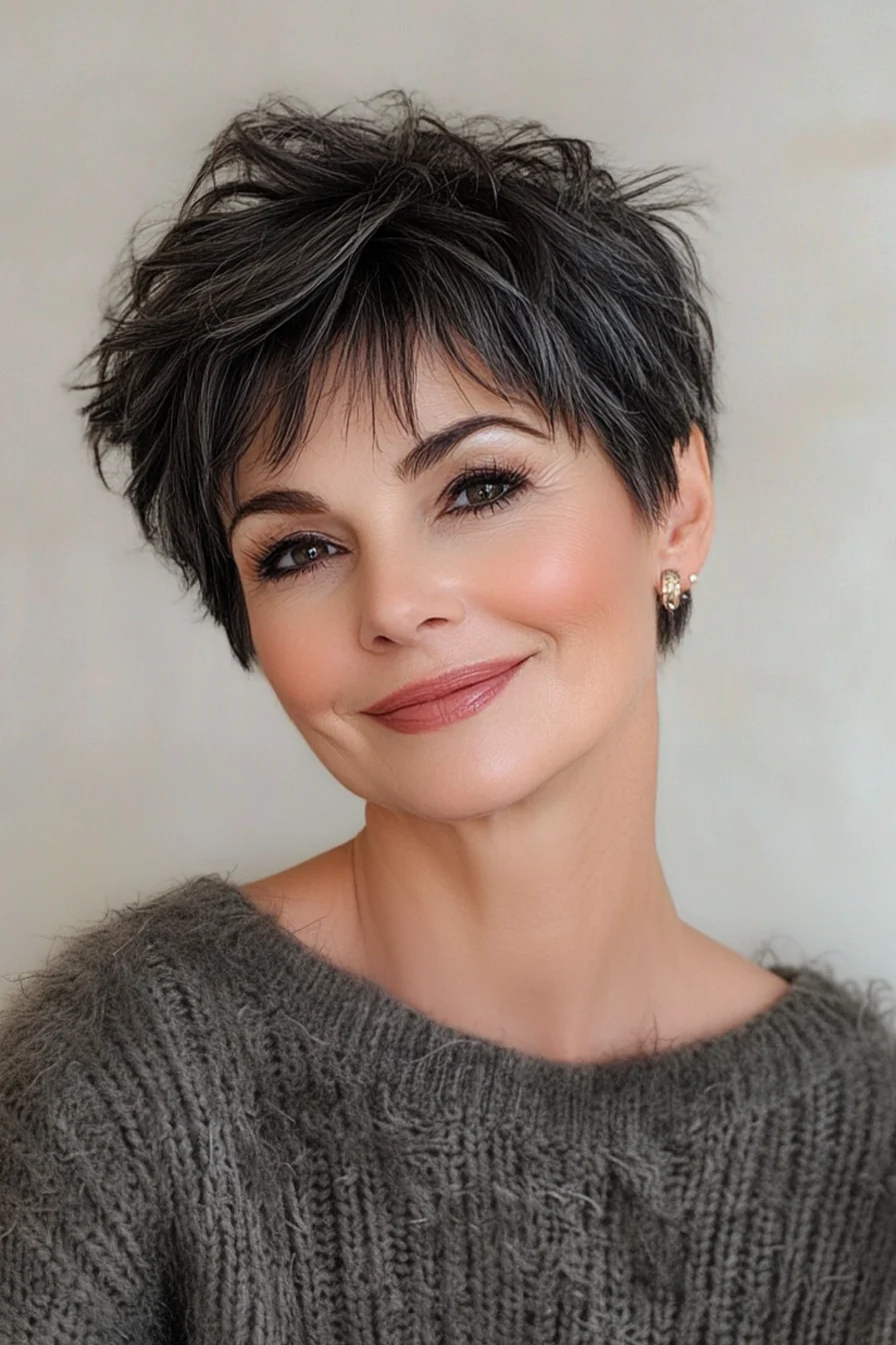 23 Wunderschöne Kurze Pixie-Frisuren für Frauen über 50 – Unsere Auswahl für 2025!