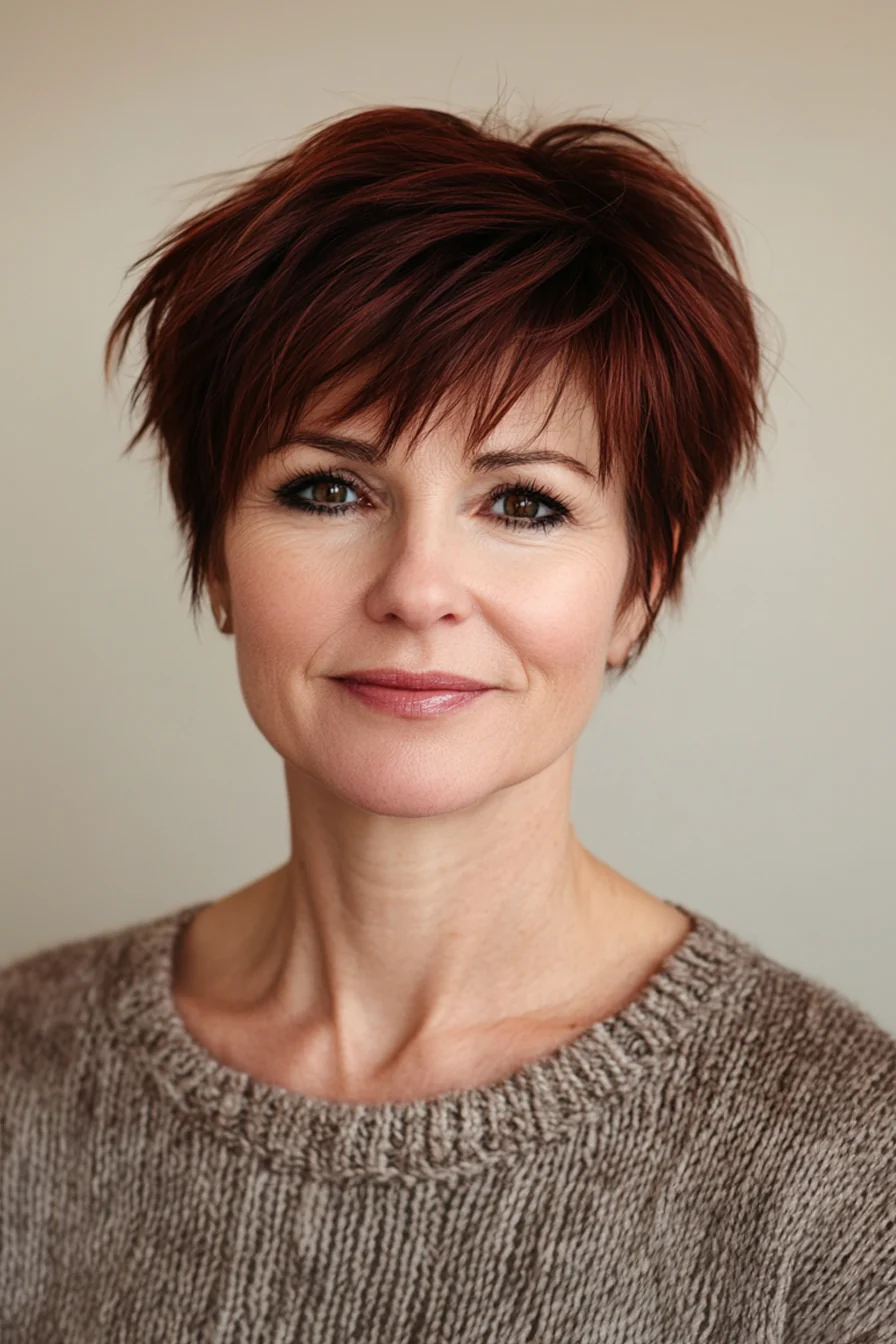 23 Wunderschöne Kurze Pixie-Frisuren für Frauen über 50 – Unsere Auswahl für 2025!
