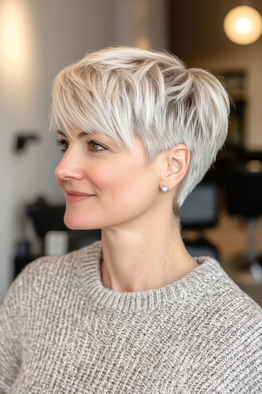 23 Wunderschöne Kurze Pixie-Frisuren für Frauen über 50 – Unsere Auswahl für 2025!