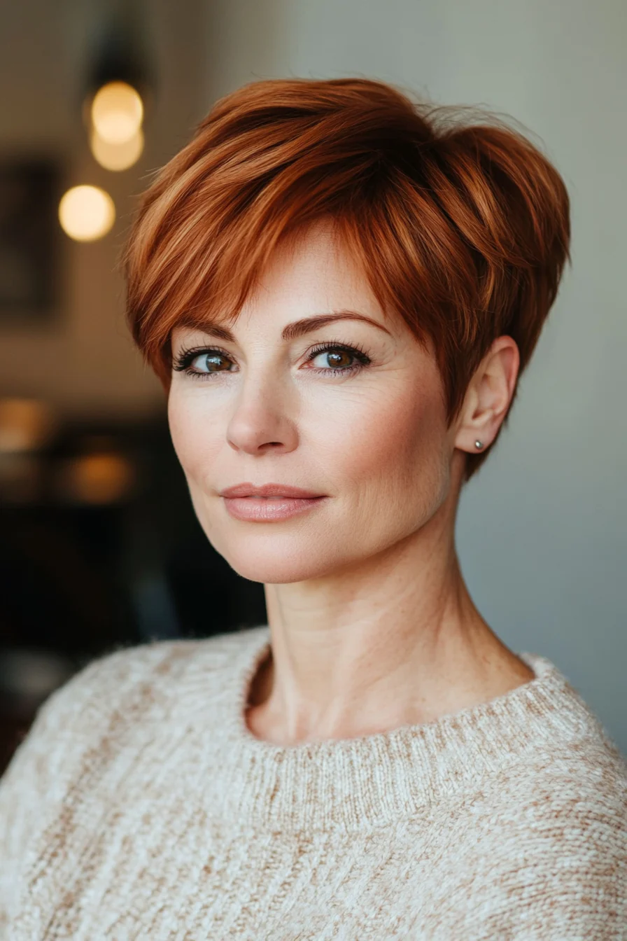 23 Wunderschöne Kurze Pixie-Frisuren für Frauen über 50 – Unsere Auswahl für 2025!
