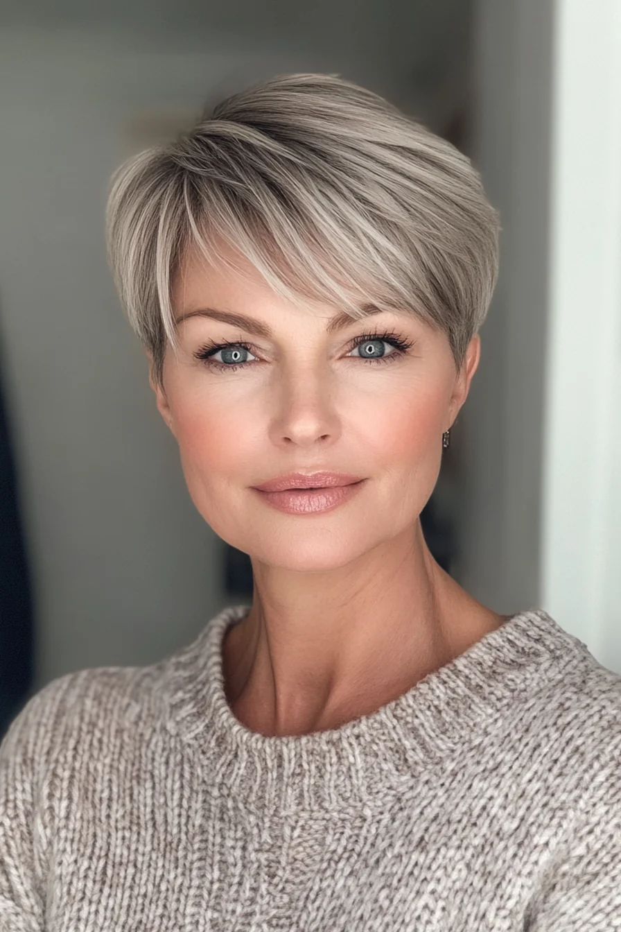 23 Wunderschöne Kurze Pixie-Frisuren für Frauen über 50 – Unsere Auswahl für 2025!