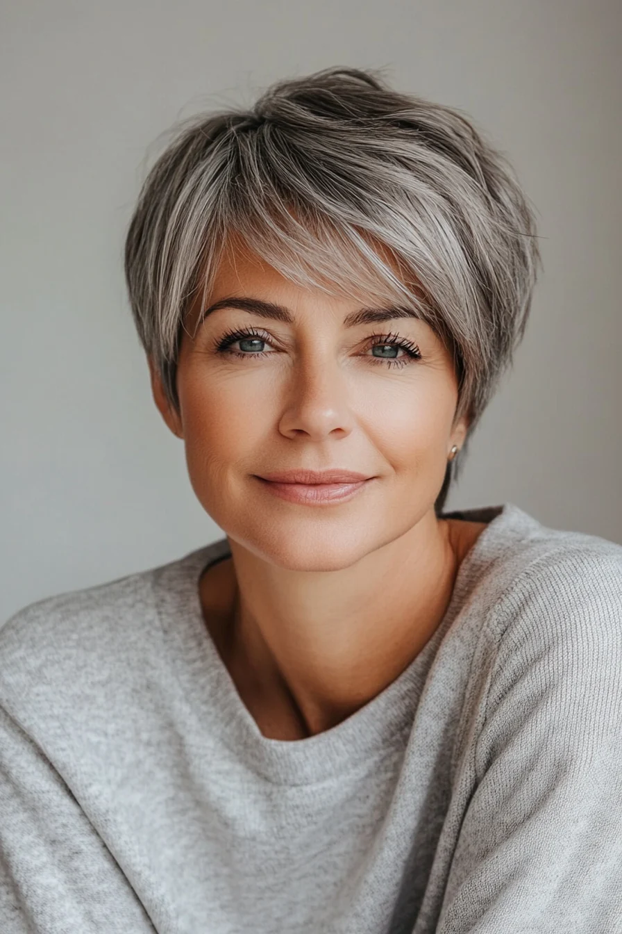 23 Wunderschöne Kurze Pixie-Frisuren für Frauen über 50 – Unsere Auswahl für 2025!