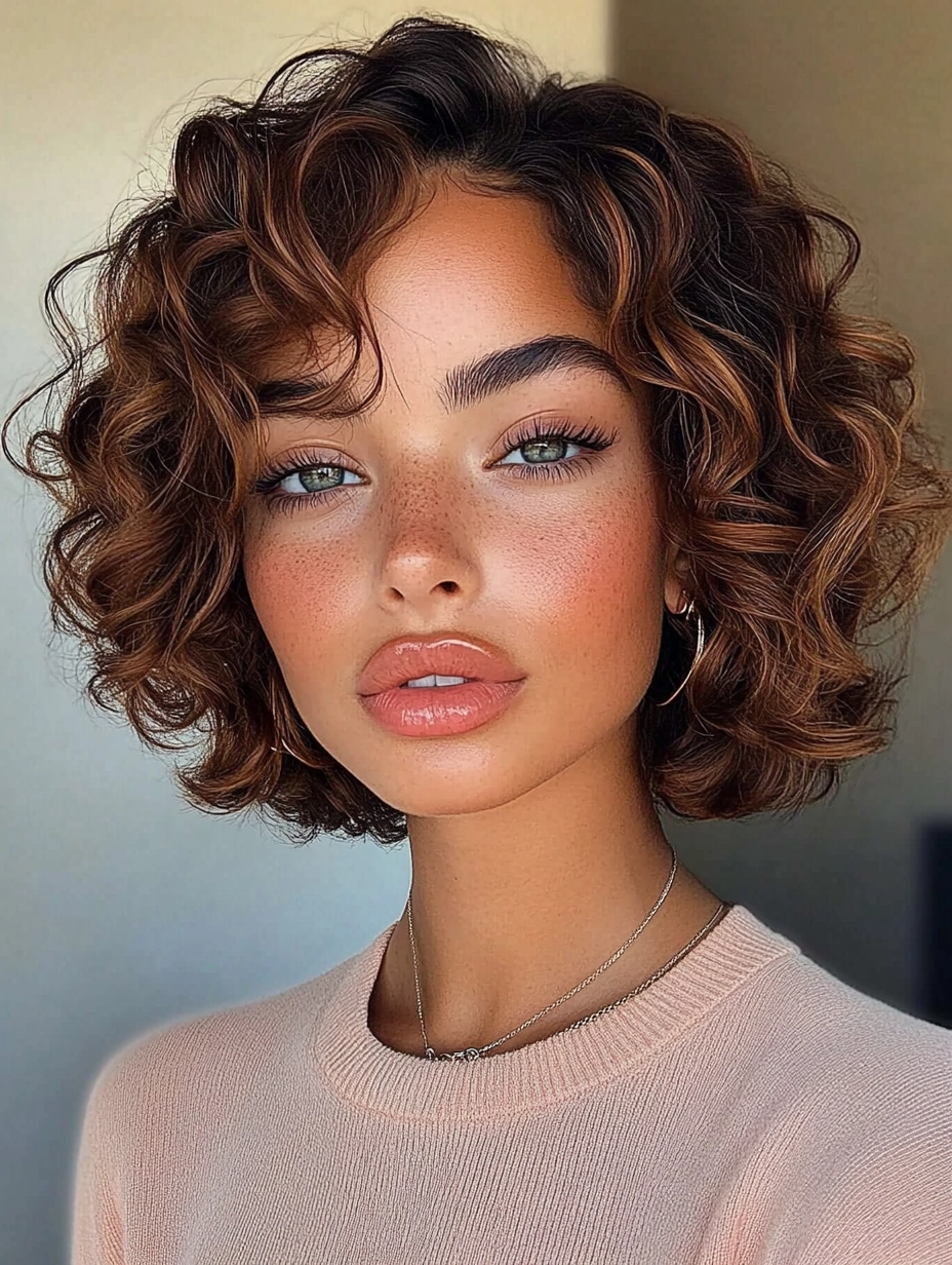 21 schöne und einfache Kurzhaarschnitte mit Locken und Stufen, die Sie jetzt ausprobieren sollten