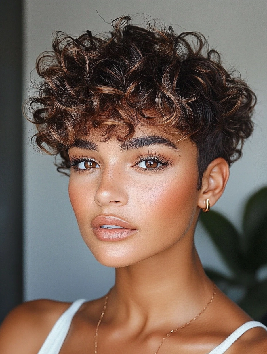 21 schöne und einfache Kurzhaarschnitte mit Locken und Stufen, die Sie jetzt ausprobieren sollten