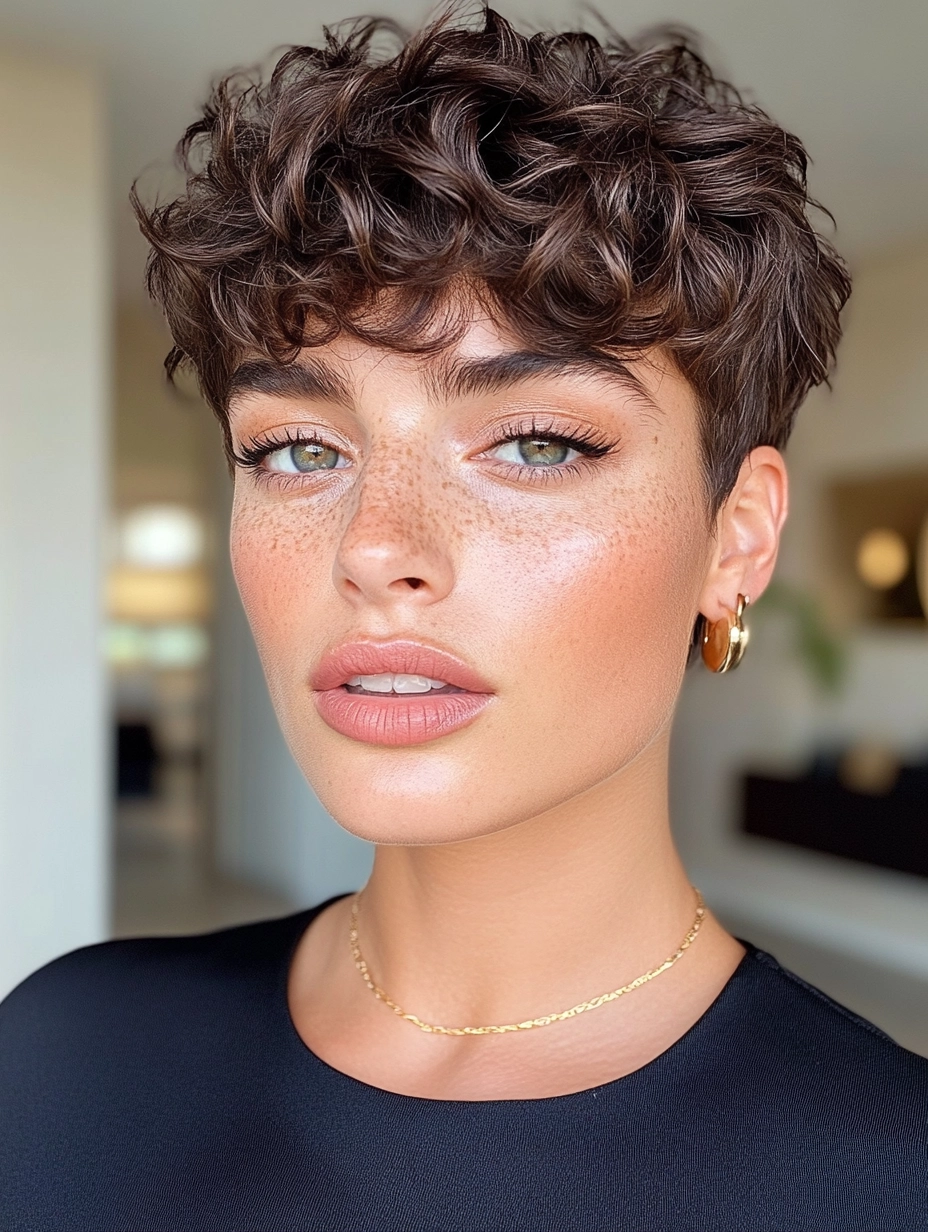 21 schöne und einfache Kurzhaarschnitte mit Locken und Stufen, die Sie jetzt ausprobieren sollten