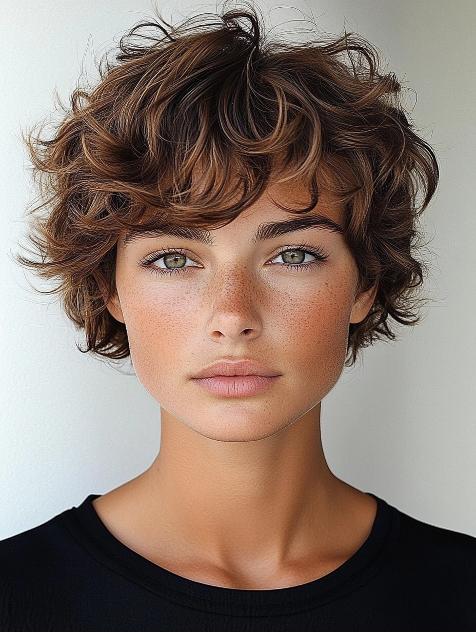 21 schöne und einfache Kurzhaarschnitte mit Locken und Stufen, die Sie jetzt ausprobieren sollten