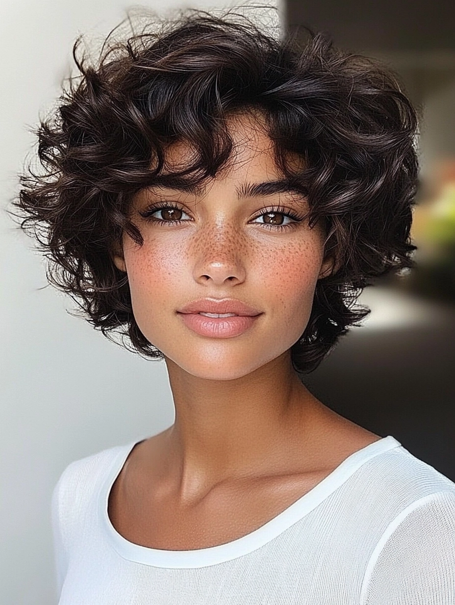 21 schöne und einfache Kurzhaarschnitte mit Locken und Stufen, die Sie jetzt ausprobieren sollten