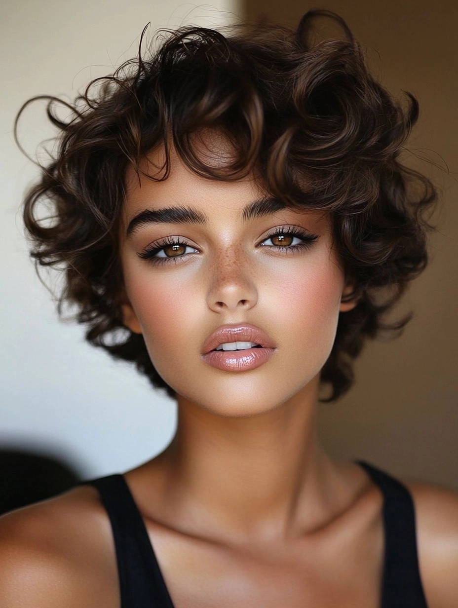 21 schöne und einfache Kurzhaarschnitte mit Locken und Stufen, die Sie jetzt ausprobieren sollten