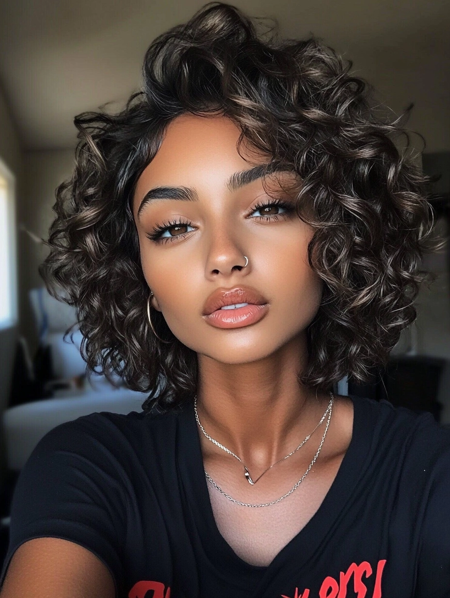 21 schöne und einfache Kurzhaarschnitte mit Locken und Stufen, die Sie jetzt ausprobieren sollten