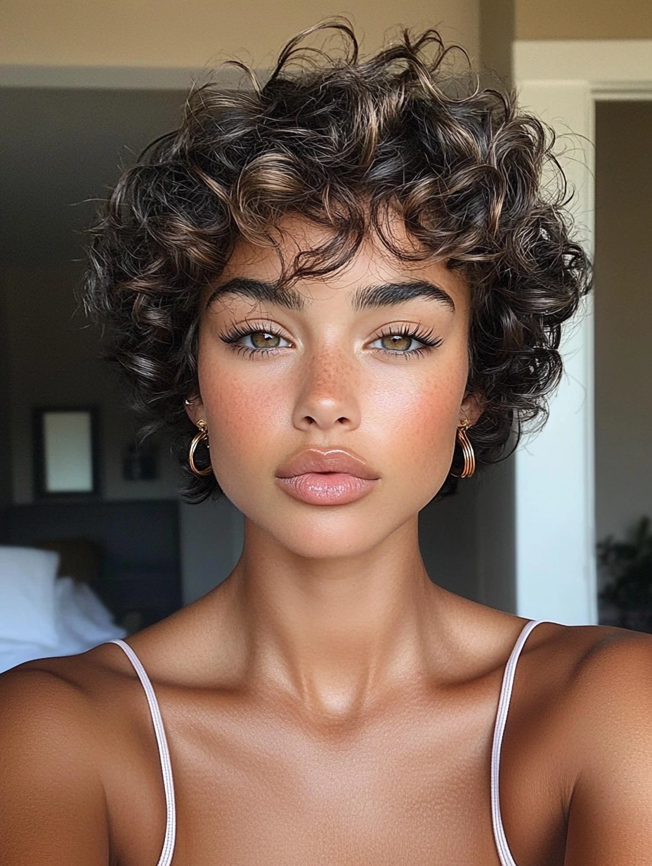 21 schöne und einfache Kurzhaarschnitte mit Locken und Stufen, die Sie jetzt ausprobieren sollten