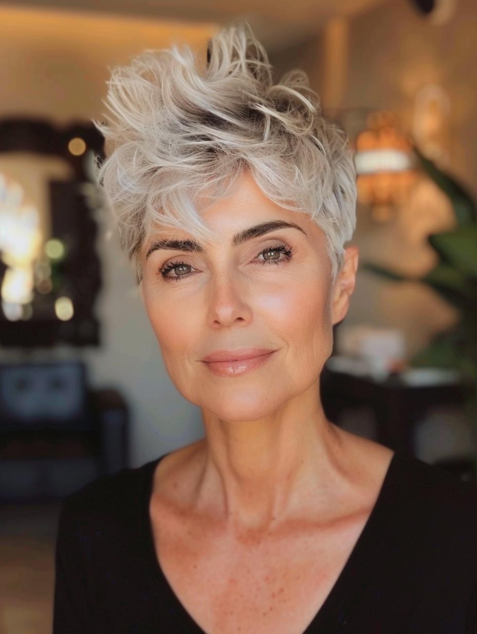 Pixie-Frisuren 50+: Ästhetik, Selbstbewusstsein und Stil im Alter