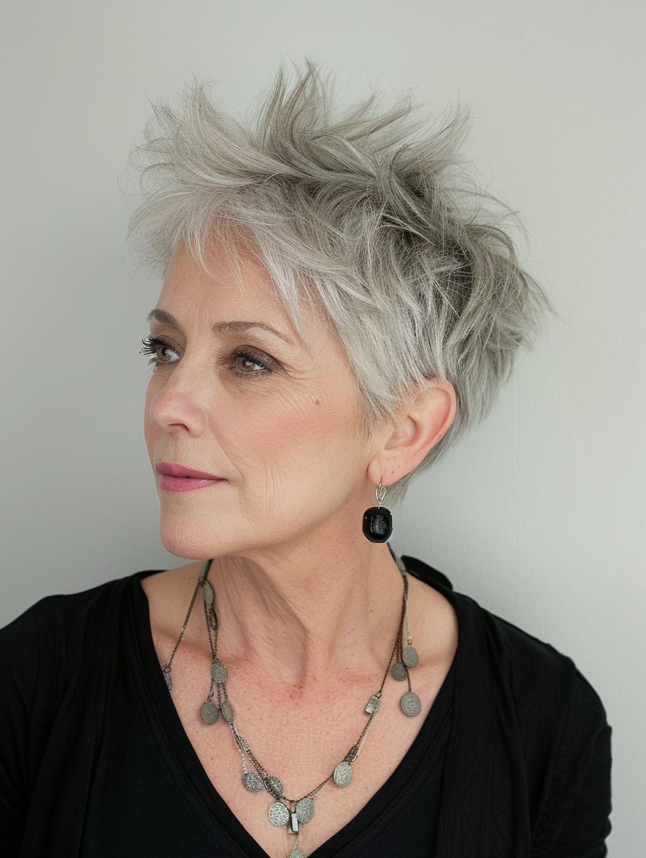 Pixie-Frisuren 50+: Ästhetik, Selbstbewusstsein und Stil im Alter