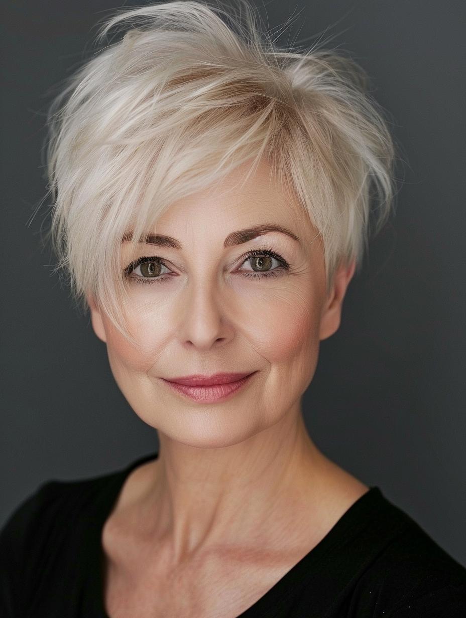 Pixie-Frisuren 50+: Ästhetik, Selbstbewusstsein und Stil im Alter