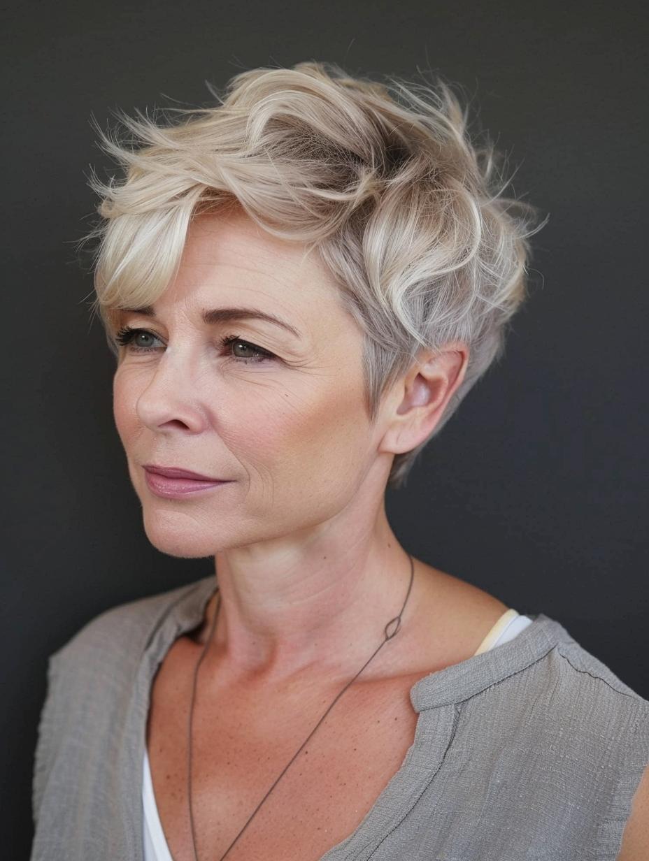 Pixie-Frisuren 50+: Ästhetik, Selbstbewusstsein und Stil im Alter