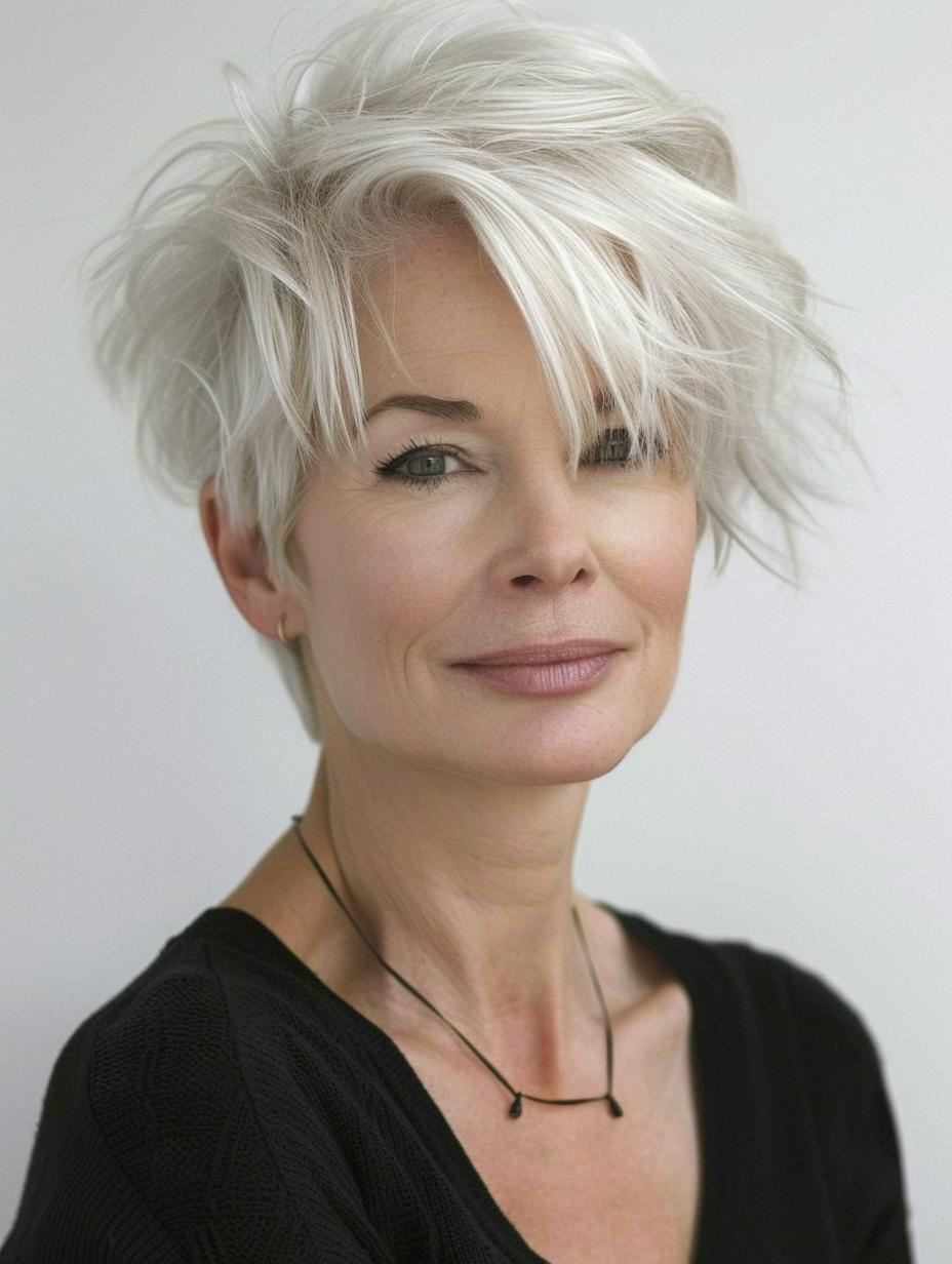 Pixie-Frisuren 50+: Ästhetik, Selbstbewusstsein und Stil im Alter