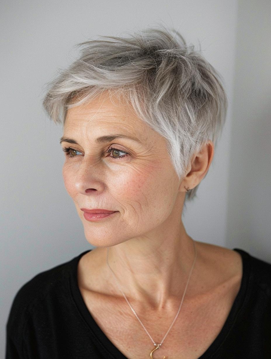 Pixie-Frisuren 50+: Ästhetik, Selbstbewusstsein und Stil im Alter