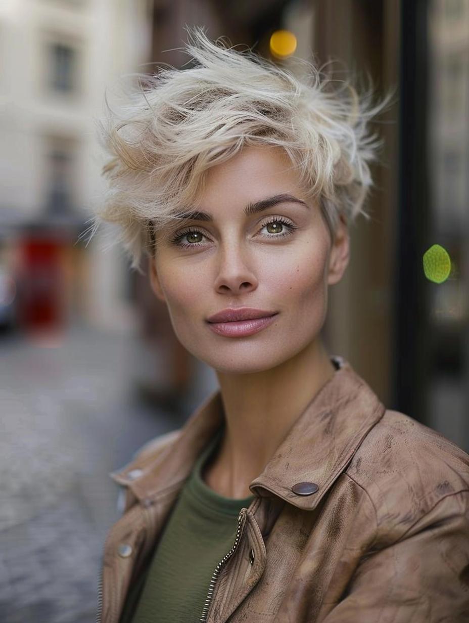 Pixie-Frisuren 50+: Ästhetik, Selbstbewusstsein und Stil im Alter