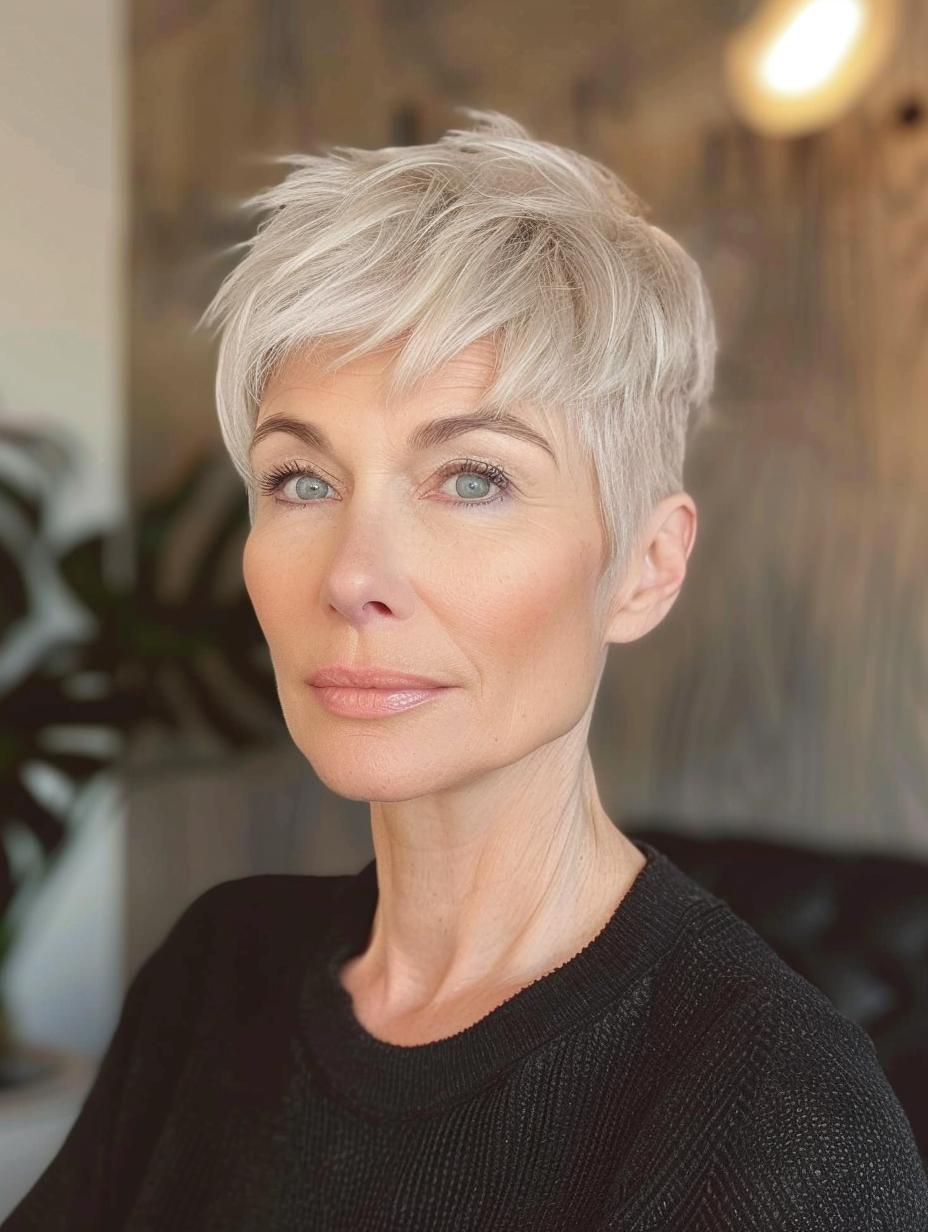 Pixie-Frisuren 50+: Ästhetik, Selbstbewusstsein und Stil im Alter