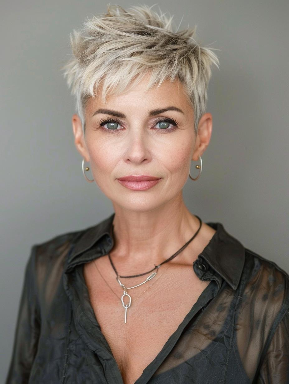 Pixie-Frisuren 50+: Ästhetik, Selbstbewusstsein und Stil im Alter