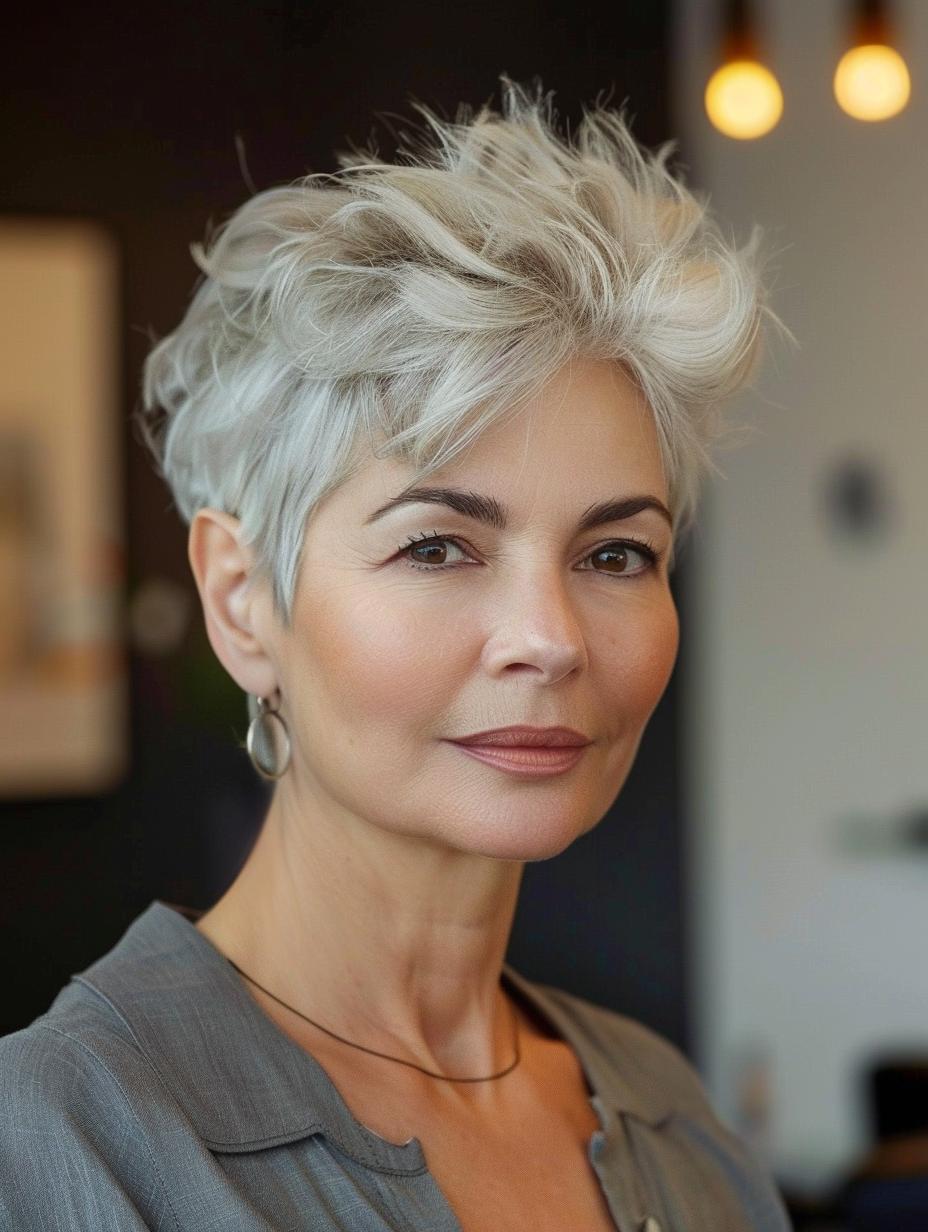 Pixie-Frisuren 50+: Ästhetik, Selbstbewusstsein und Stil im Alter