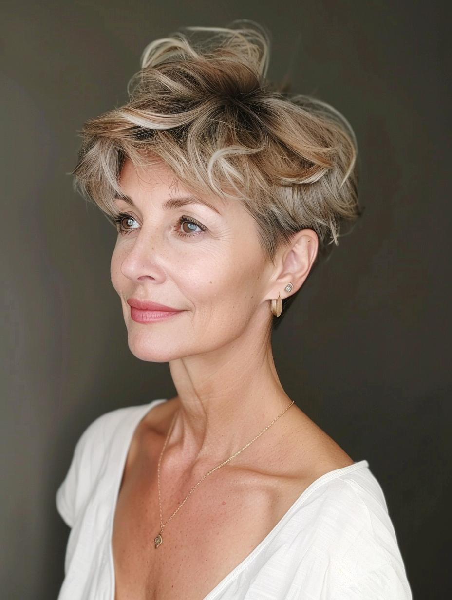 Pixie-Frisuren 50+: Ästhetik, Selbstbewusstsein und Stil im Alter