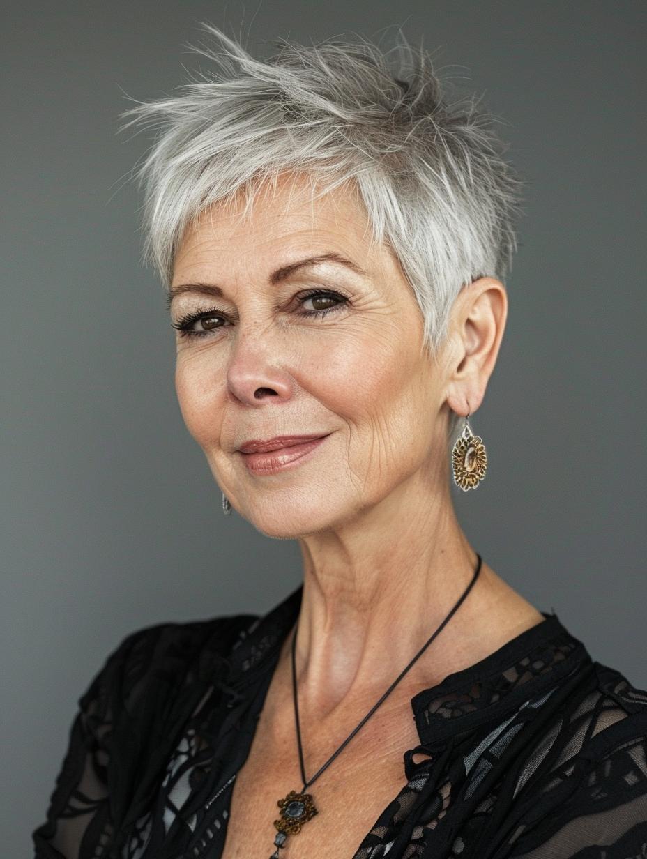 Pixie-Frisuren 50+: Ästhetik, Selbstbewusstsein und Stil im Alter