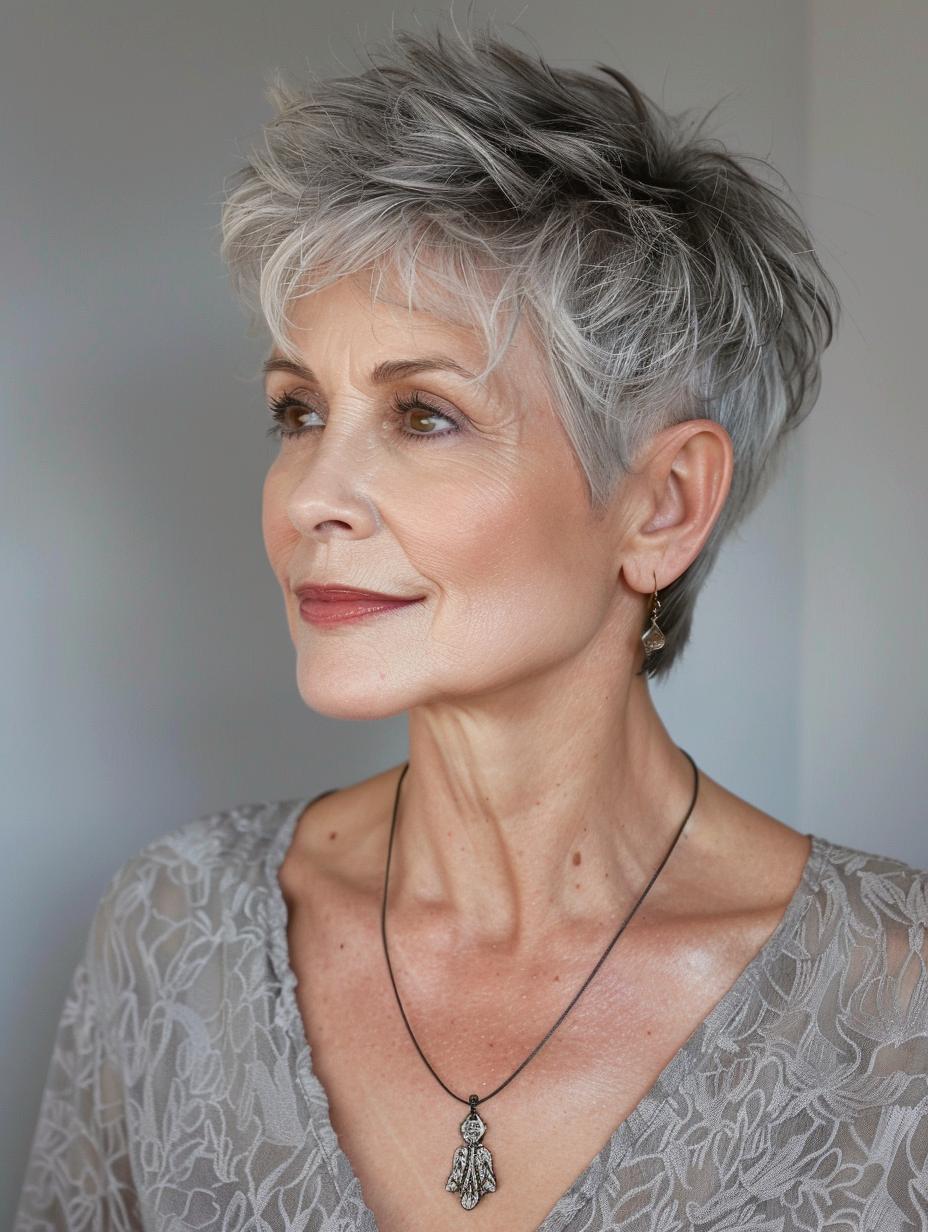 Pixie-Frisuren 50+: Ästhetik, Selbstbewusstsein und Stil im Alter