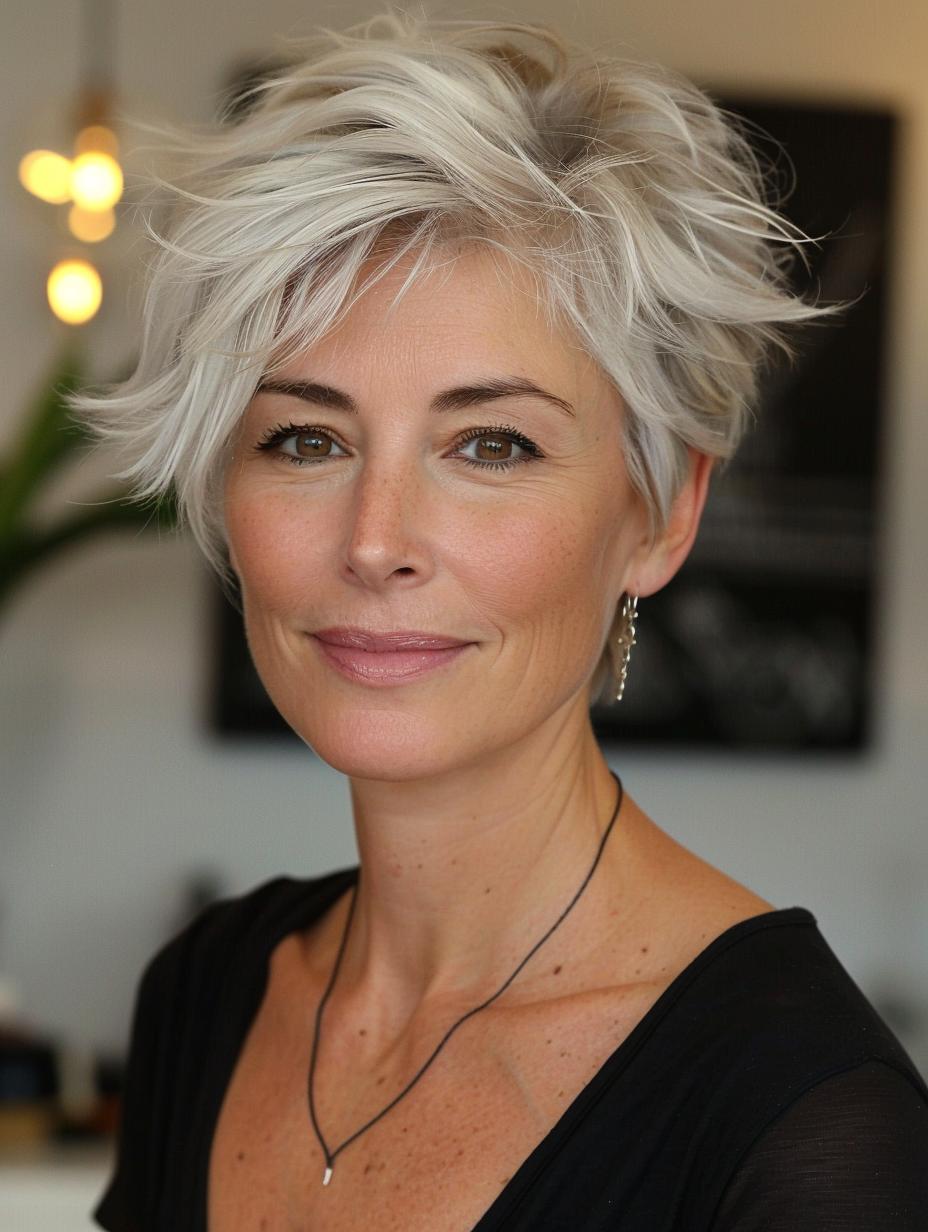 Pixie-Frisuren 50+: Ästhetik, Selbstbewusstsein und Stil im Alter