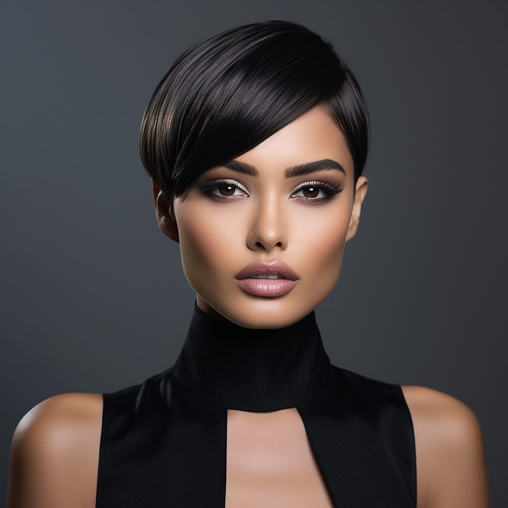 Von cool bis classy: Schwarze Kurzhaarschnitte für jeden Anlass