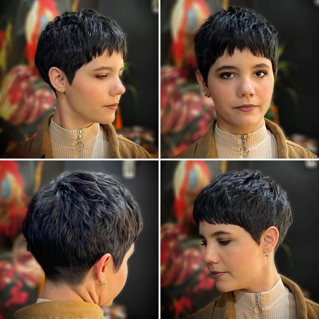 Von cool bis classy: Schwarze Kurzhaarschnitte für jeden Anlass