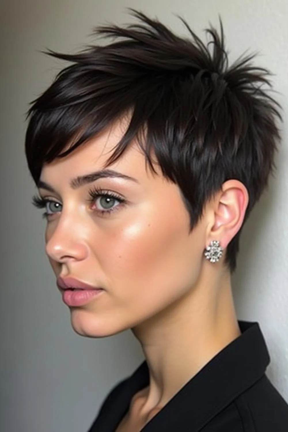 Von cool bis classy: Schwarze Kurzhaarschnitte für jeden Anlass