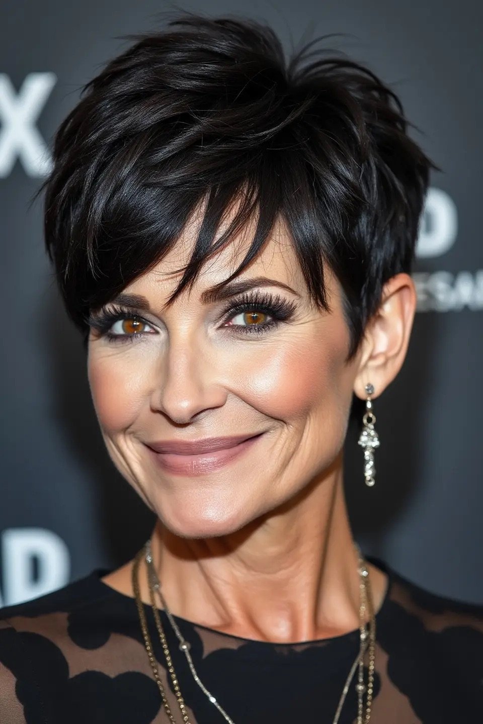 Von cool bis classy: Schwarze Kurzhaarschnitte für jeden Anlass