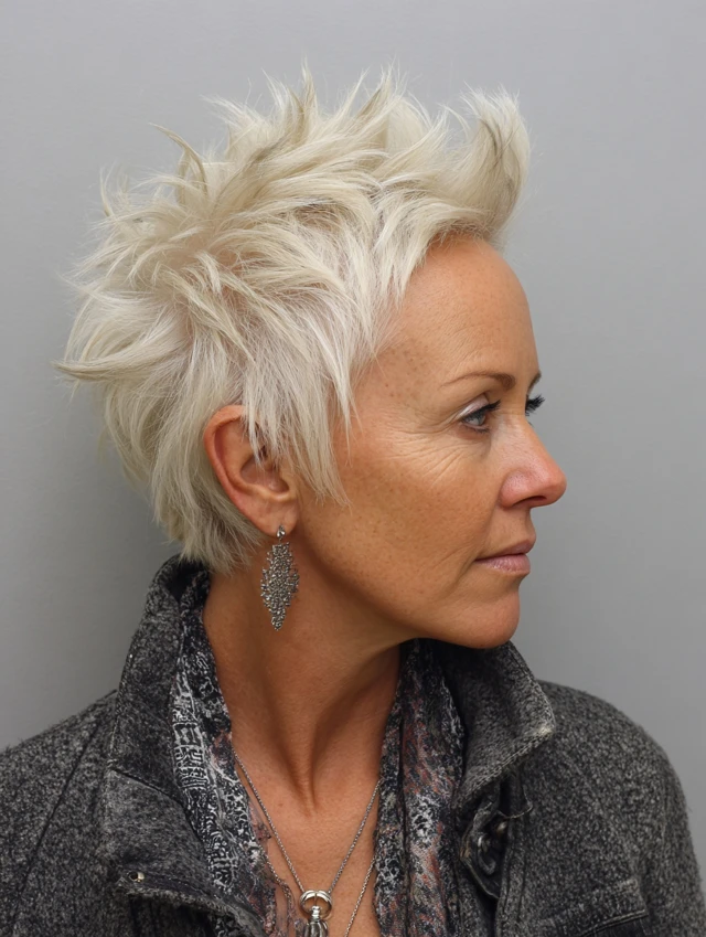 Kurze, stachelige Frisuren für ältere Frauen: Mutige und zeitlose Looks, die Sie mit Selbstbewusstsein rocken können
