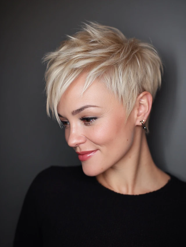 Kurze, stachelige Frisuren für ältere Frauen: Mutige und zeitlose Looks, die Sie mit Selbstbewusstsein rocken können