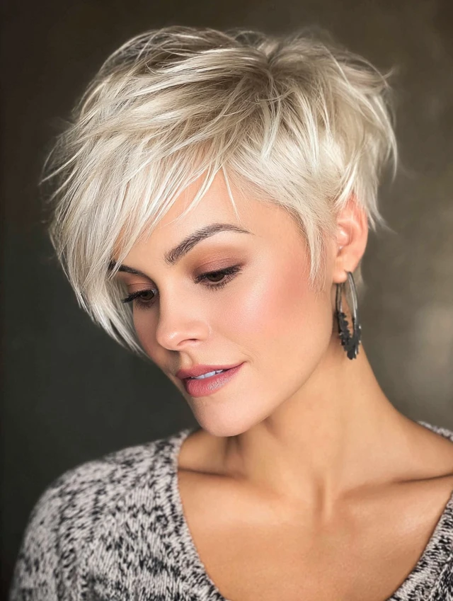 Kurze, stachelige Frisuren für ältere Frauen: Mutige und zeitlose Looks, die Sie mit Selbstbewusstsein rocken können