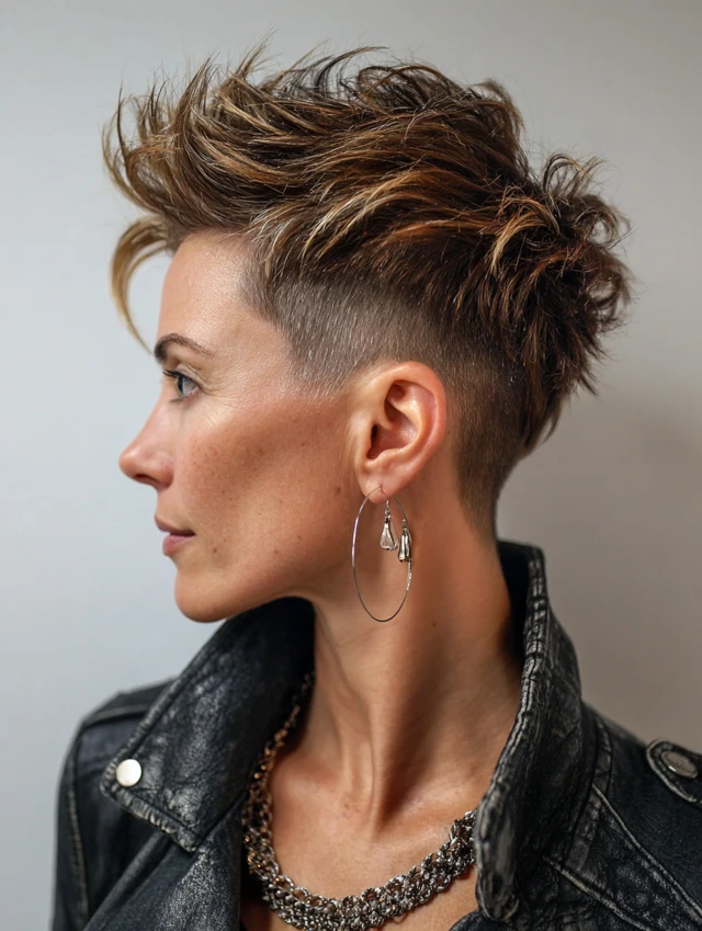 Kurze, stachelige Frisuren für ältere Frauen: Mutige und zeitlose Looks, die Sie mit Selbstbewusstsein rocken können