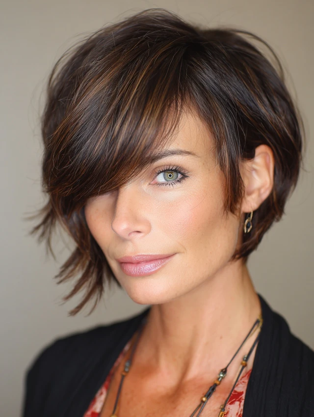 Kurze Frisuren für Frauen über 40: Elegant, jugendlich und mühelos stilvoll