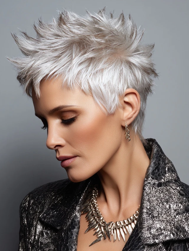 Kurze, stachelige Frisuren für ältere Frauen: Mutige und zeitlose Looks, die Sie mit Selbstbewusstsein rocken können