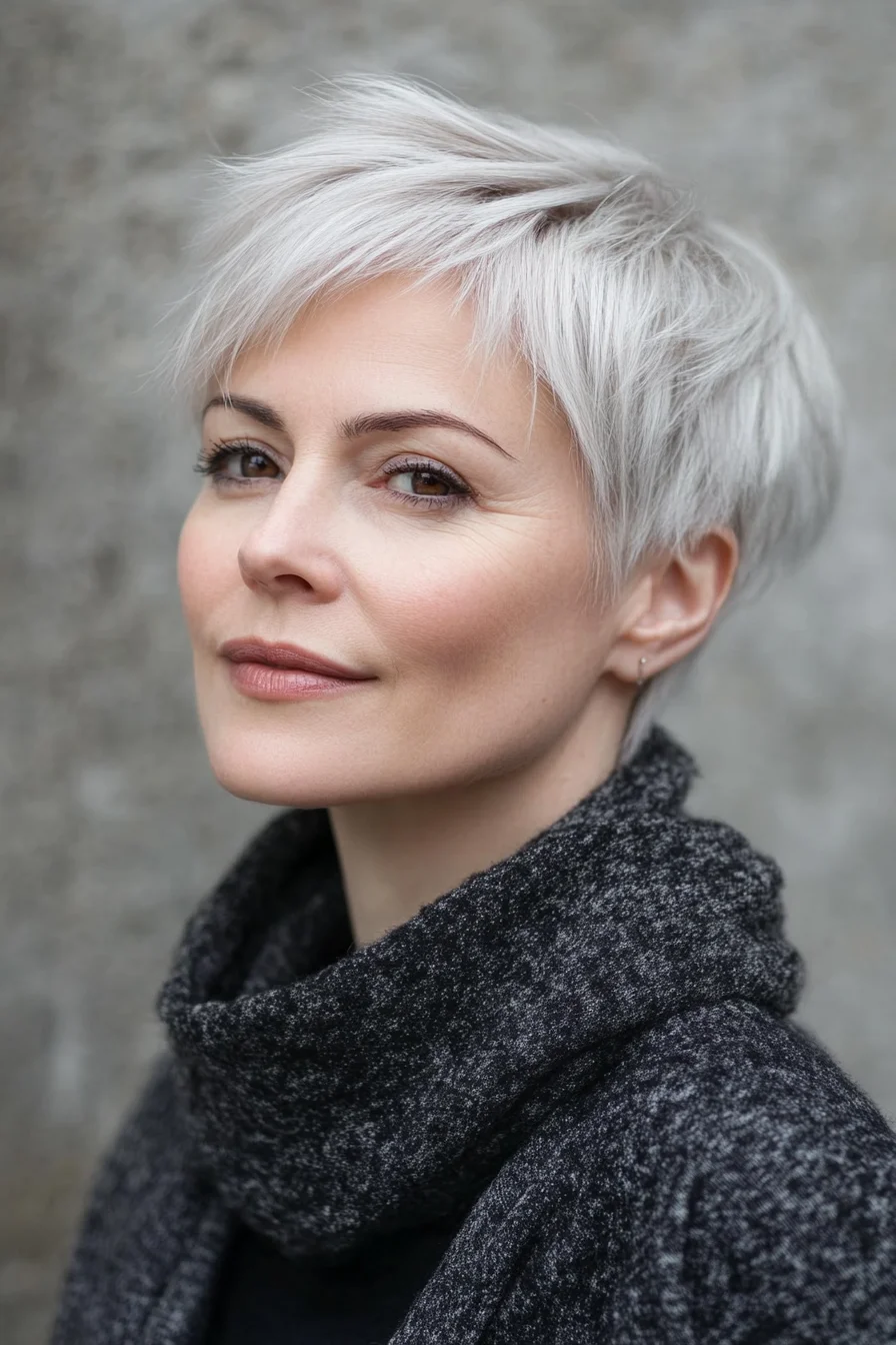 21 Atemberaubende Kurzhaarfrisuren für Frauen über 40: Schicke Pixie-Cuts und Elegante Bobs