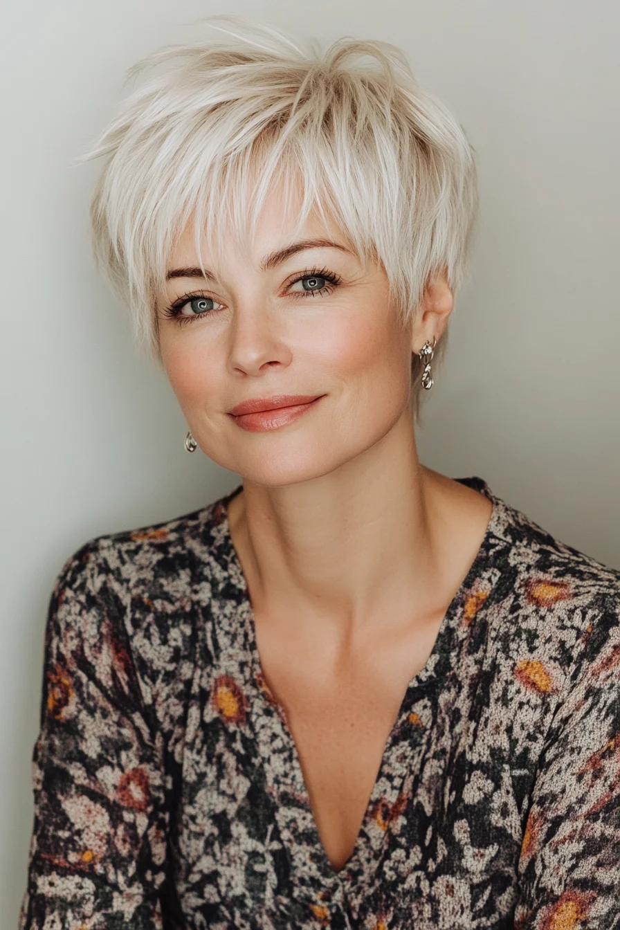 21 Atemberaubende Kurzhaarfrisuren für Frauen über 40: Schicke Pixie-Cuts und Elegante Bobs