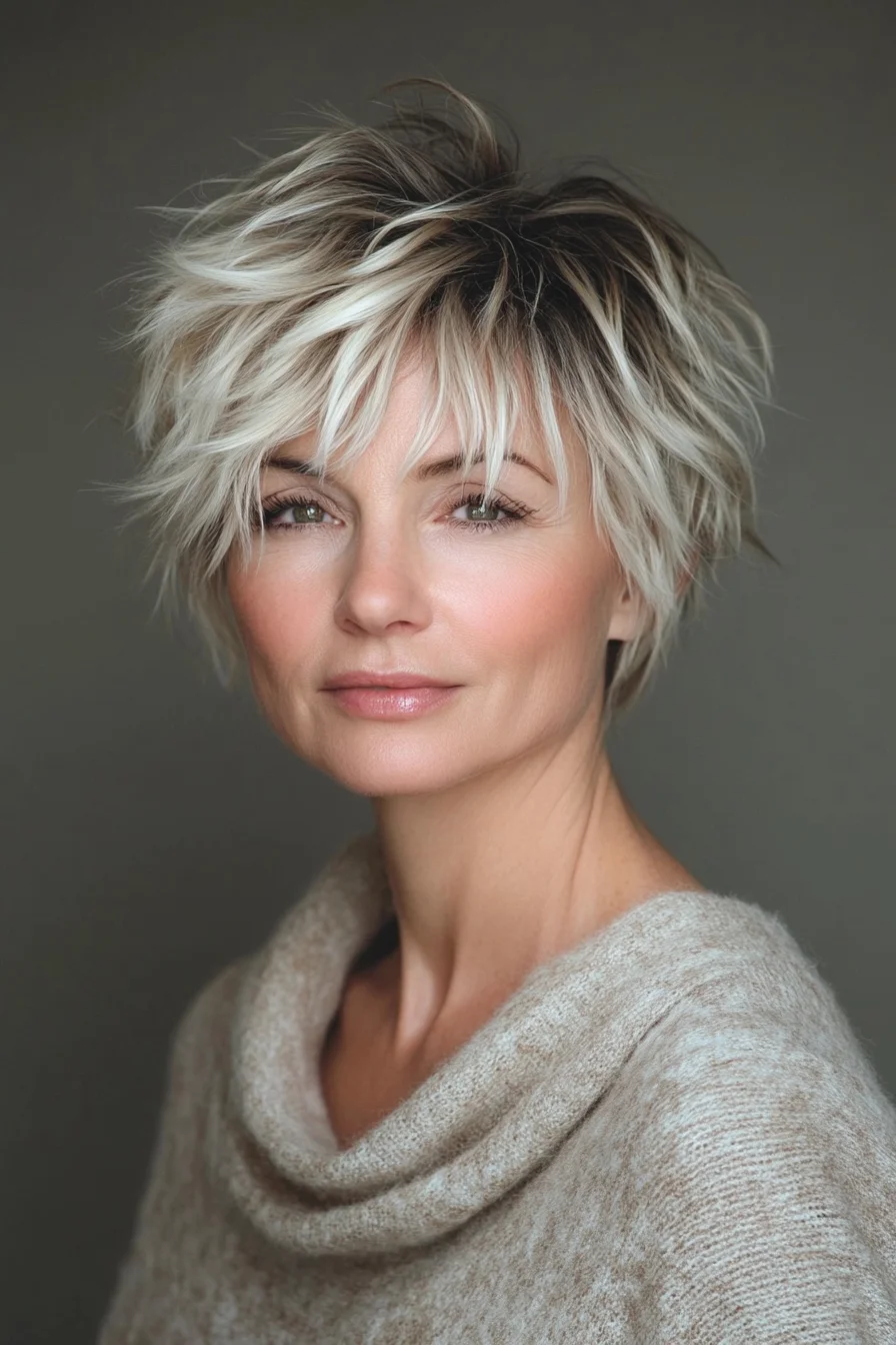 21 Atemberaubende Kurzhaarfrisuren für Frauen über 40: Schicke Pixie-Cuts und Elegante Bobs