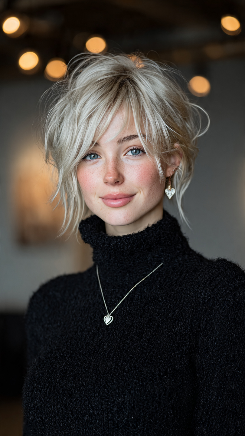 Gefrorene Schönheit: Kurzhaar-Inspirationen in Eisigen Silber- und Platintönen