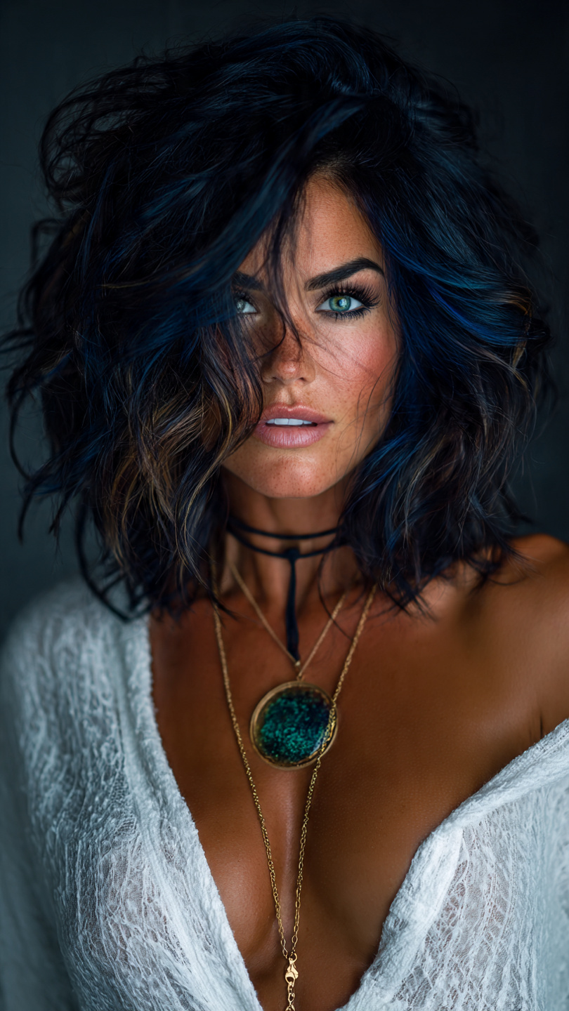 Von Denim bis Electric Blue: Die schönsten Blautöne für moderne Kurzhaarfrisuren