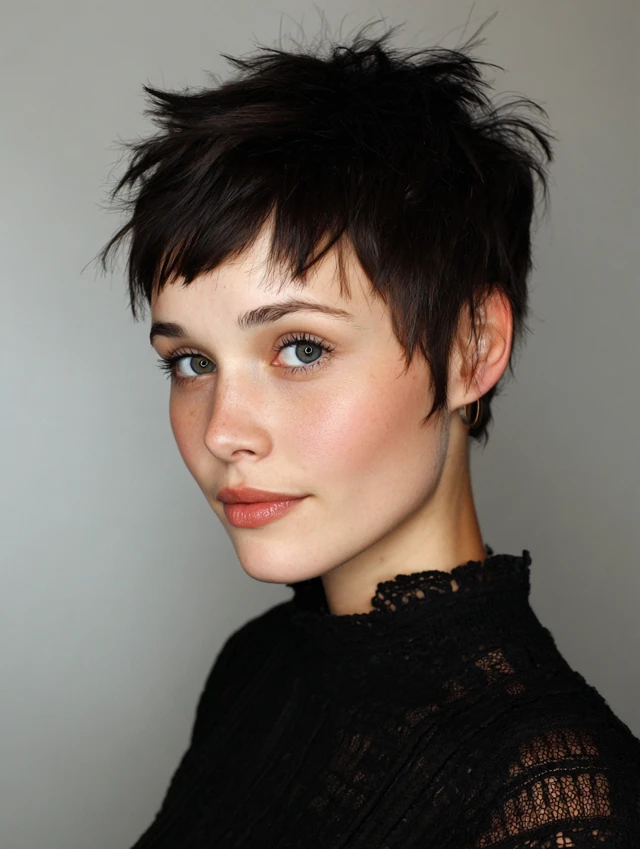 Stufige Pixie-Cut-Frisuren: Auffällige und Ausgefallene Looks, die Alle Blicke Auf Sich Ziehen
