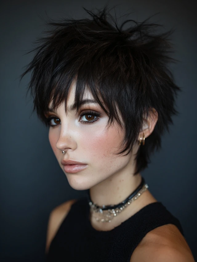 Stufige Pixie-Cut-Frisuren: Auffällige und Ausgefallene Looks, die Alle Blicke Auf Sich Ziehen