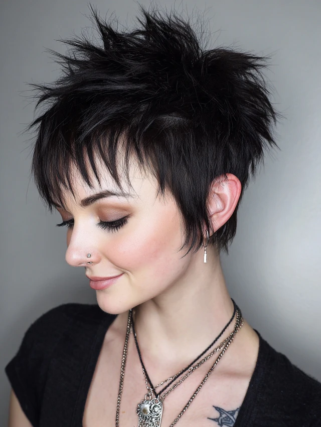 Stufige Pixie-Cut-Frisuren: Auffällige und Ausgefallene Looks, die Alle Blicke Auf Sich Ziehen