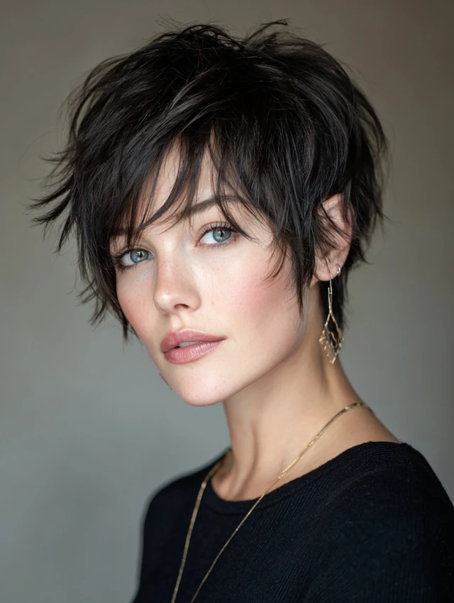 Stufige Pixie-Cut-Frisuren: Auffällige und Ausgefallene Looks, die Alle Blicke Auf Sich Ziehen