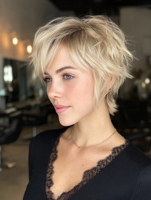 Stufige Pixie-Cut-Frisuren: Auffällige und Ausgefallene Looks, die Alle Blicke Auf Sich Ziehen