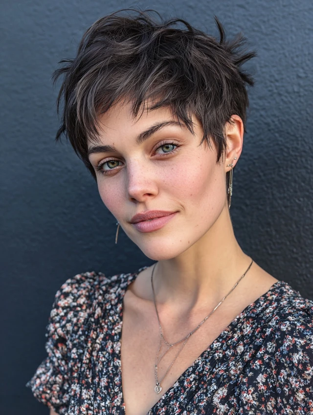 Stufige Pixie-Cut-Frisuren: Auffällige und Ausgefallene Looks, die Alle Blicke Auf Sich Ziehen